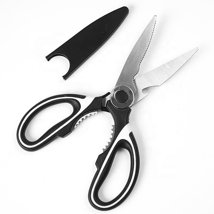 Premium Kitchen Scissors Stainless Steel Blades Heavy Duty All Purpose Utility Kitchen Shears With PP Cover