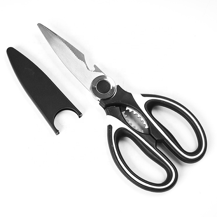 Premium Kitchen Scissors Stainless Steel Blades Heavy Duty All Purpose Utility Kitchen Shears With PP Cover