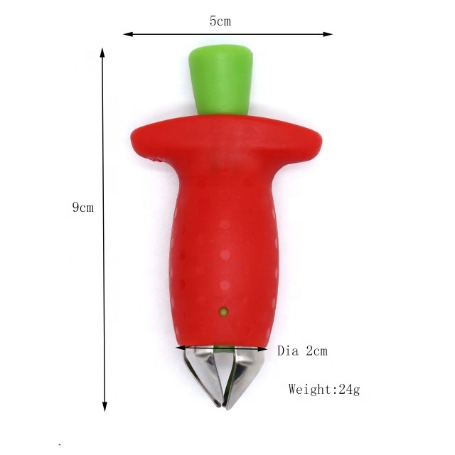 Stainless Steel Blade Plastic Vegetable Shredder Cutter Strawberry Huller and Slicer