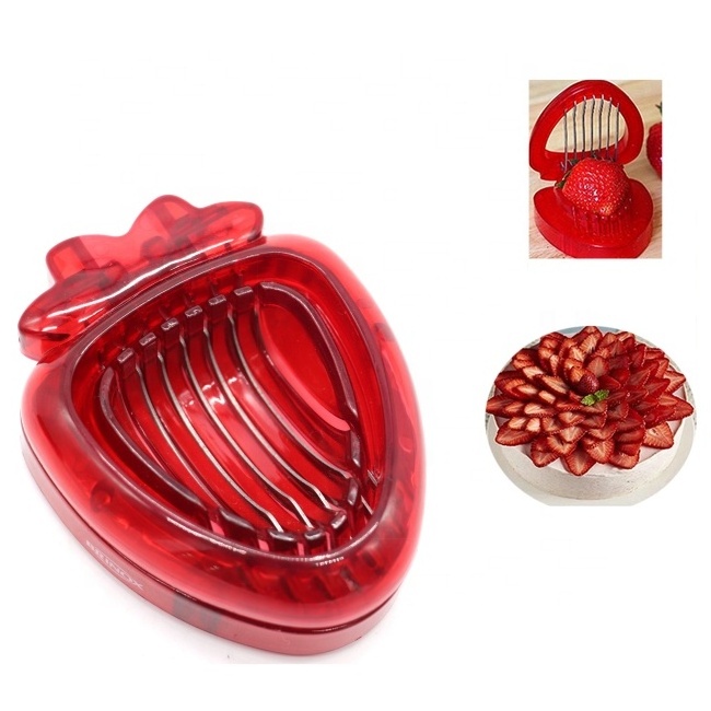 Stainless Steel Blade Plastic Vegetable Shredder Cutter Strawberry Huller and Slicer