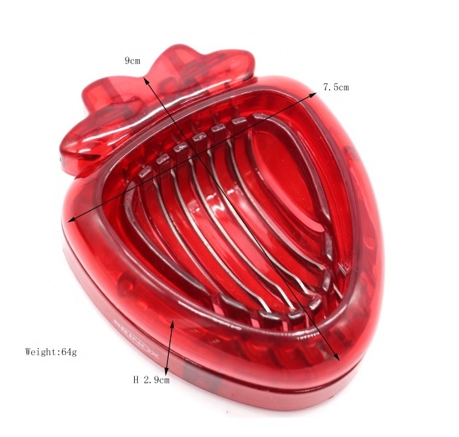 Stainless Steel Blade Plastic Vegetable Shredder Cutter Strawberry Huller and Slicer