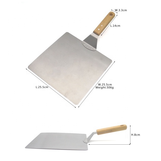 Stainless Steel Metal Shovel Peel Pizza Paddle