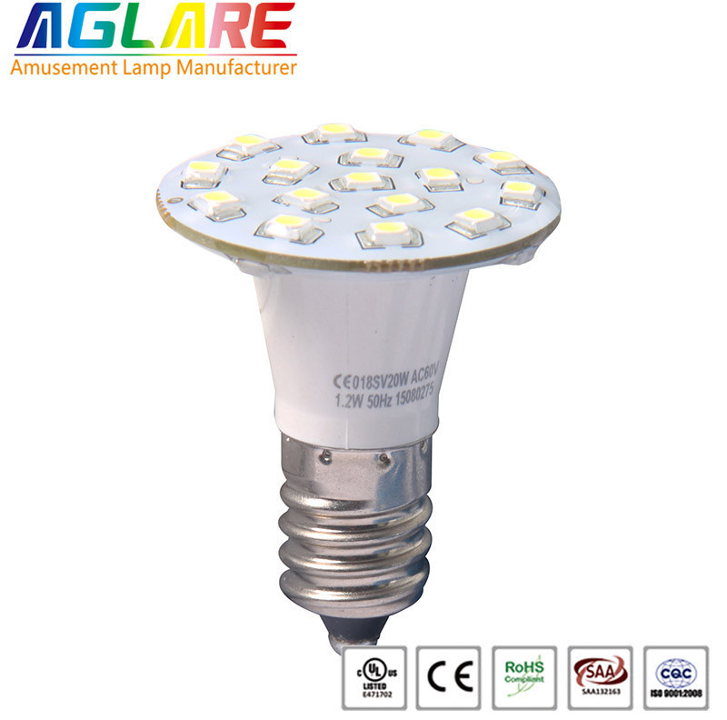 Aglare IP65 SMD3528 Waterproof E14 Led Point Light For Amusement Rides