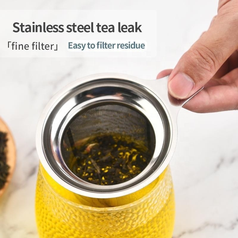 Fine Mesh 304 Stainless Steel brewing basket strainer Tea Steeper Basket Filter for Teapot, Mug, Cup