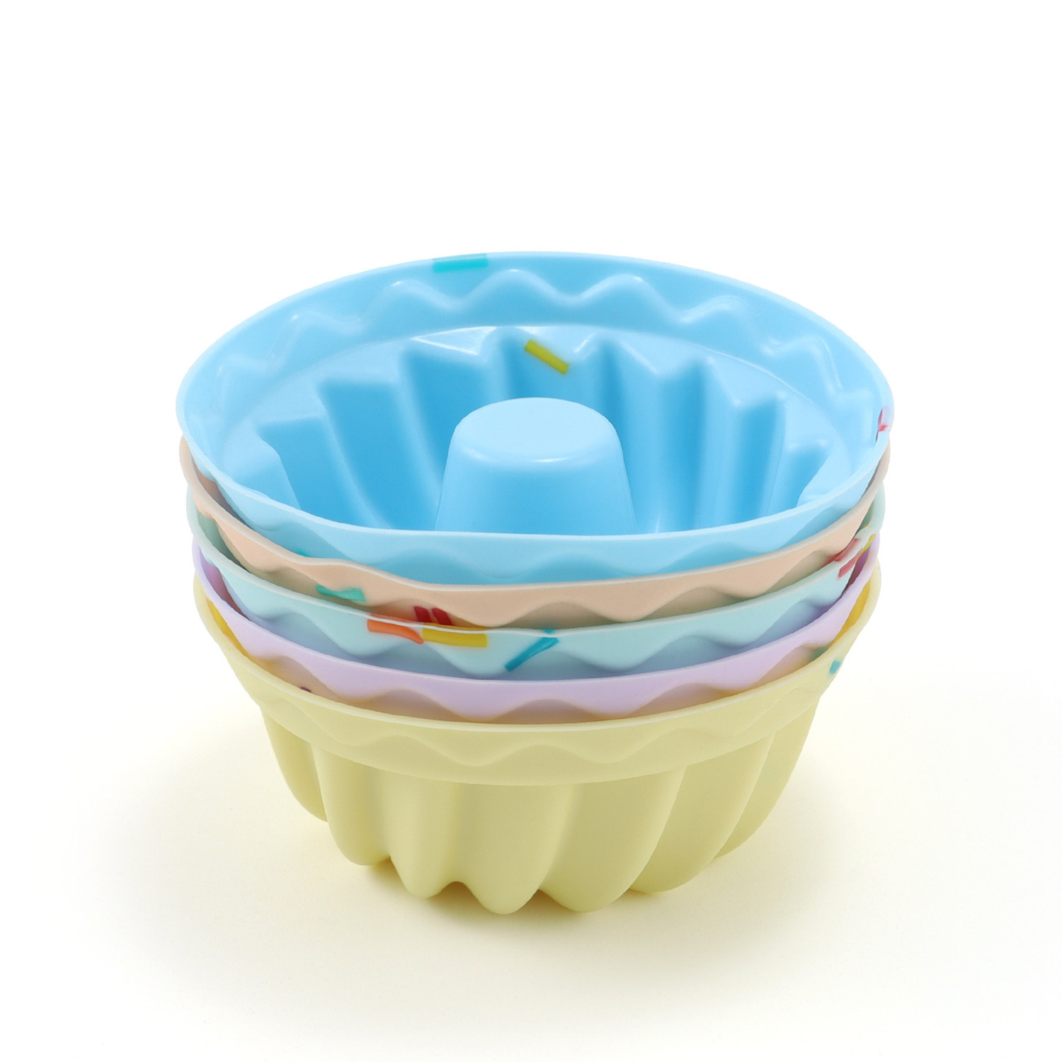 Cupcake Baking Cups Cupcake Paper Cup Baking Silicone Cake Cup Baking Molds Design Wholesale Silicone 5 Pack Opp Bag 1pcs/opp