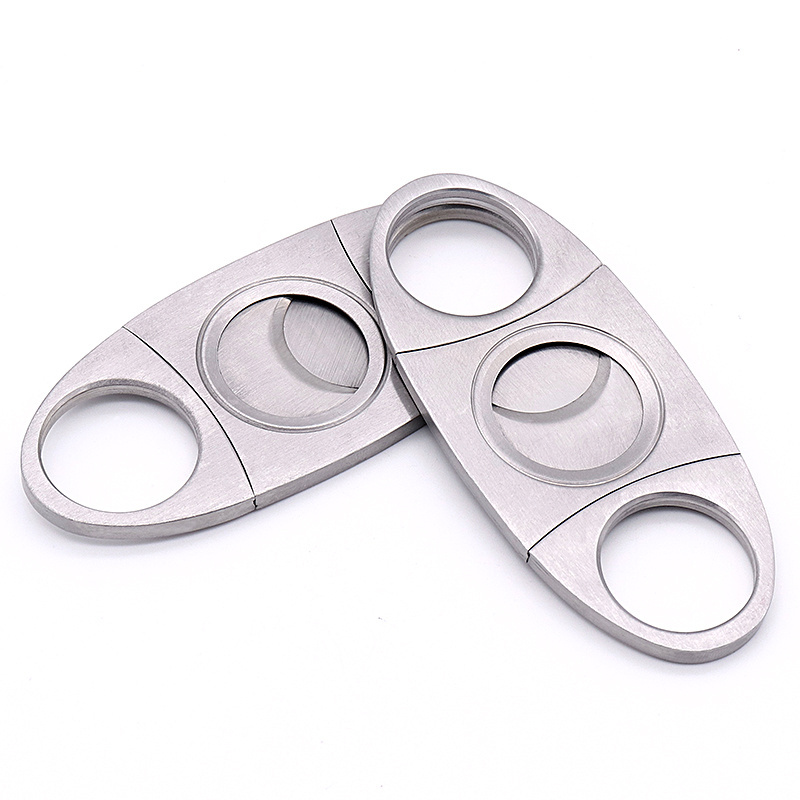 small steel double blade sharp mini cutting OEM cigar cutter