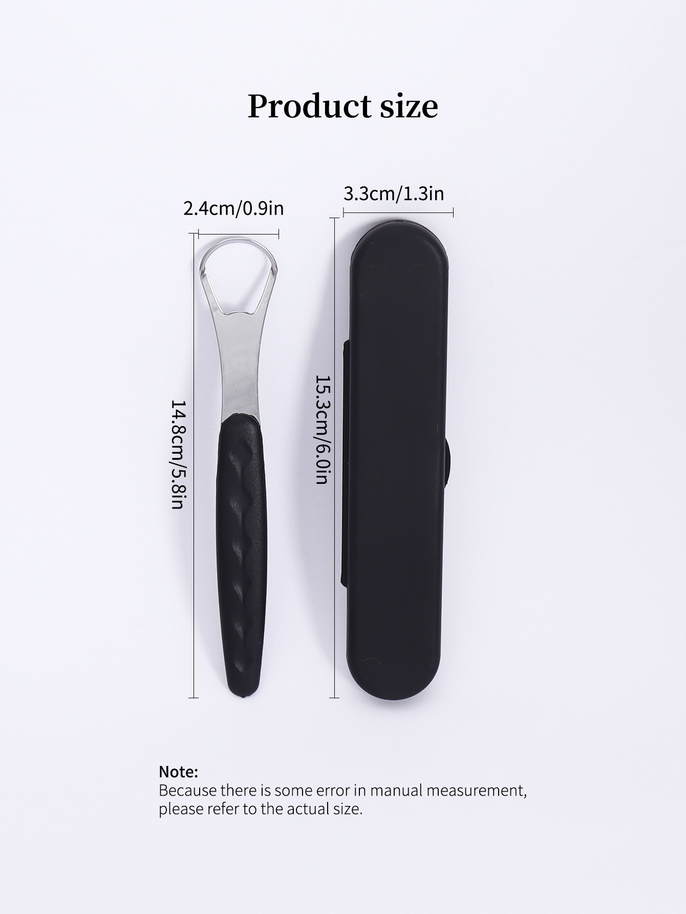 High quality tongue cleaner Stainless steel tongue scraper Oral care tongue coating cleaner