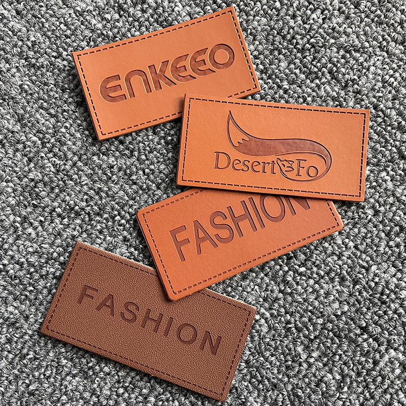 Best Price Custom Handmade Leather Patch Logo Embossed PU Leather Patches for Garment