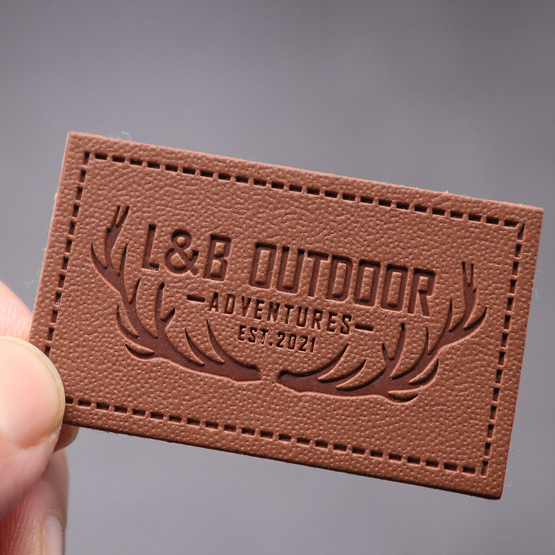 Best Price Custom Handmade Leather Patch Logo Embossed PU Leather Patches for Garment