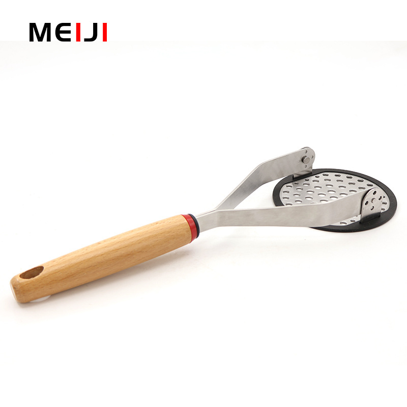 Potato Mashers Mashed Potatoes Masher Stainless Steel Masher Heavy Duty Kitchen Tool for Bean Avocado Garlic Press Cooking