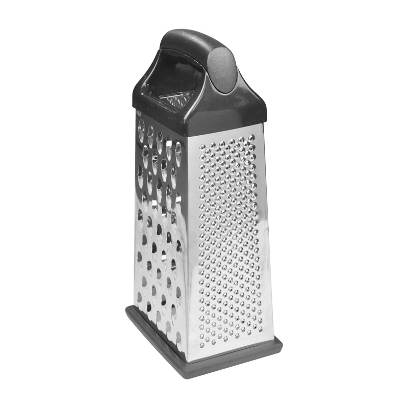 Easy Cleaning Stainless Steel Four-Side Kitchen Utensils Portable Multifunctional Grater With Handle