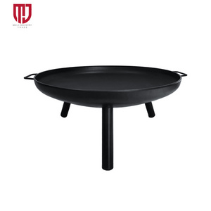 Charcoal BBQ Black High Temperature Paint 24 Inch Tripod Folding Foot Fire Pit Outdoor Steel Stoves