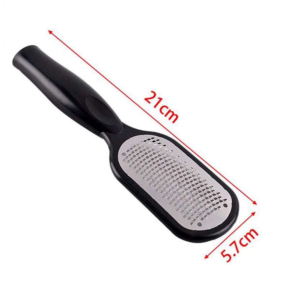 Foot Callus Remover Pedicure Scrubber Stainless Steel Foot Grater Heel File Hard Skin Rasp Grinding Foot File