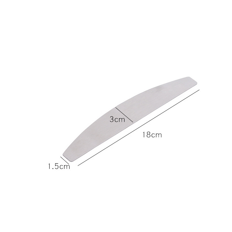 Professional Stainless Steel Core straight replaceable metal nail file stainless steel nail file