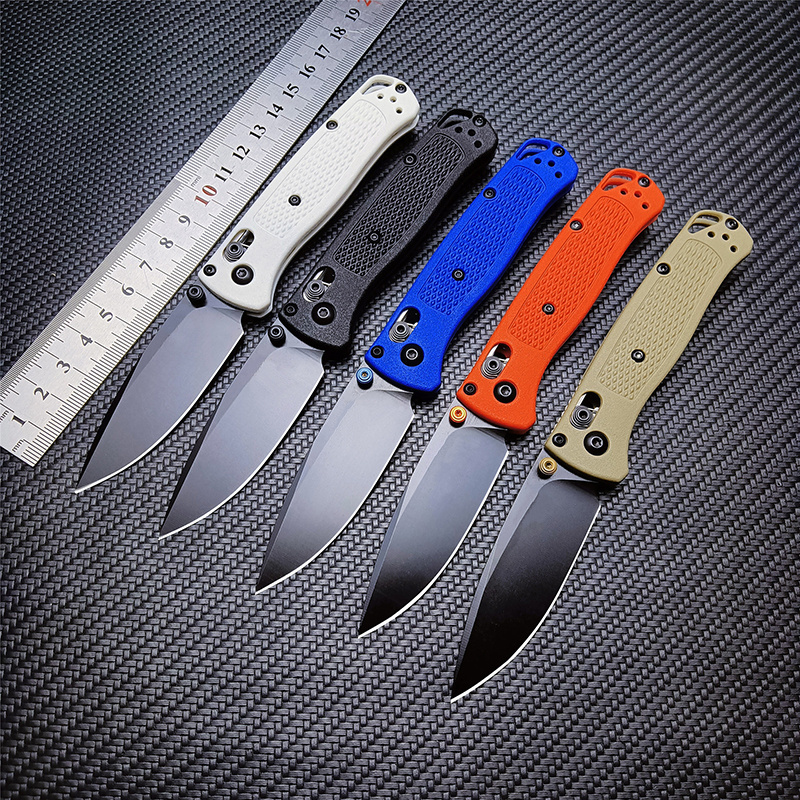 533 535 Outdoor Satin Plain Drop Point Blade Tactical Folding Pocket knife EDC Camping survival knives with Belt Clip