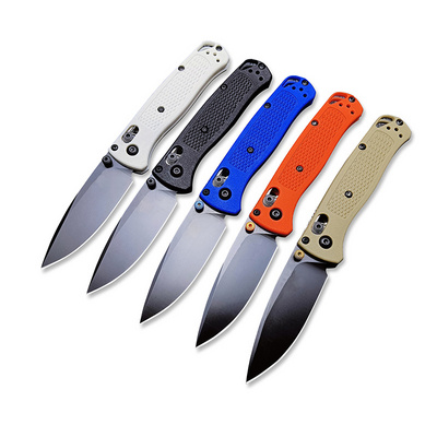 533 535 Outdoor Satin Plain Drop Point Blade Tactical Folding Pocket knife EDC Camping survival knives with Belt Clip