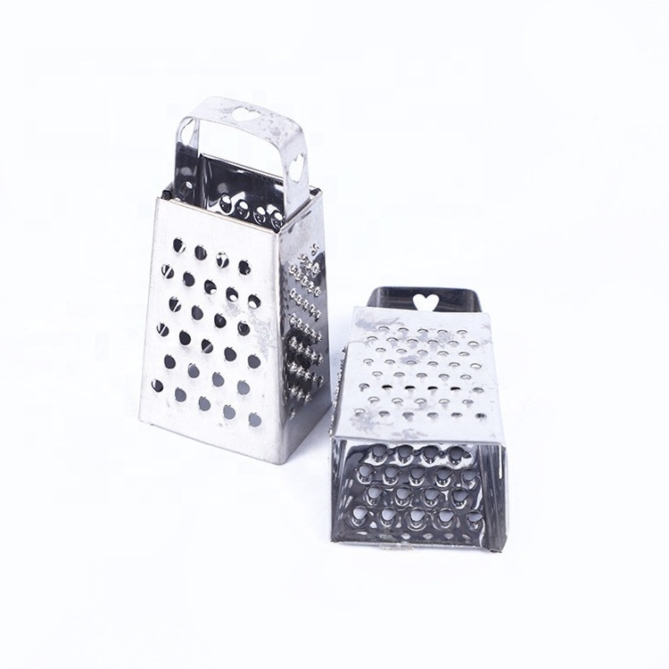 Hot selling heart shaped stainless steel mini grater with 4 sides