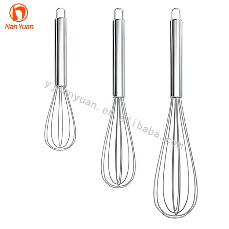 Kitchen tools  8 10 12 inches bulk stainless steel egg whisk