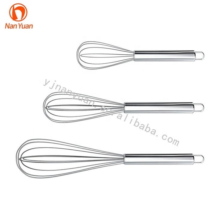 Kitchen tools  8 10 12 inches bulk stainless steel egg whisk