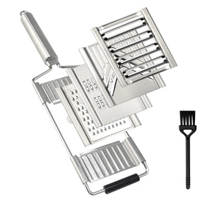 OEM&ODM Multi-Purpose 4 in 1 Stainless Steel Vegetable Slicer Cutter Zester Cheese Grater set