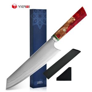 Yangjiang 8 Inch Handmade High-carbon Damascus Chef Knife Professional Kiristsuke Knife VG10 Kitchen Knife