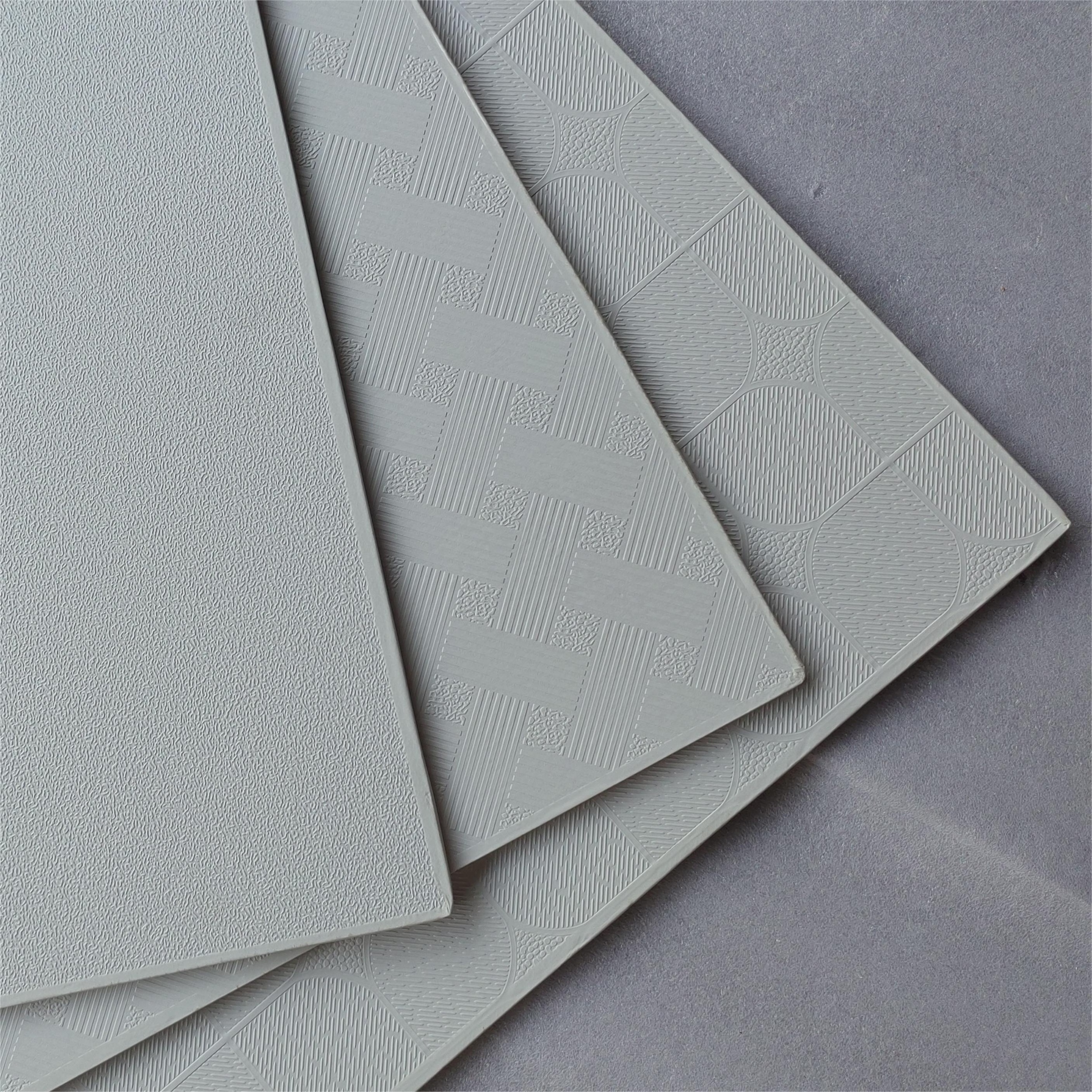 Pattern 154 PVC Lamination Gypsum Ceiling Tiles in China export to Panama, Chile, Peru, Ecuador, Myanmar, Philippines,