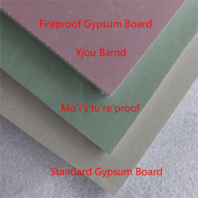 High Quality Fireproof Gypsum board for drywall Partition or Ceiling