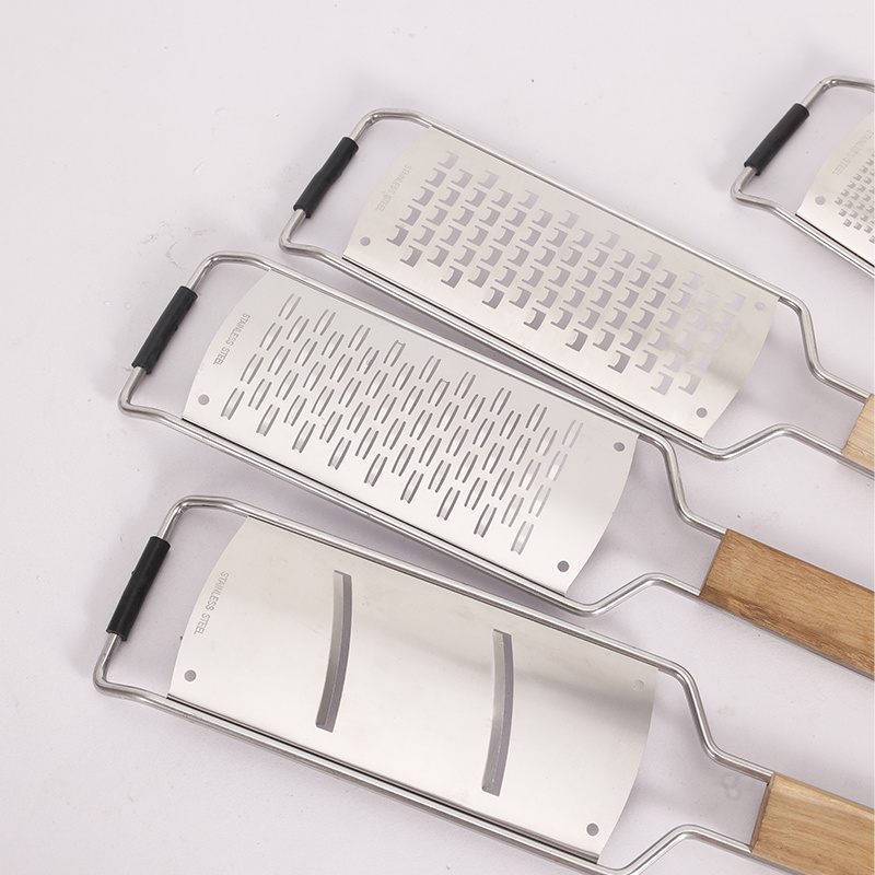 Cheese Grater with Handle for Kitchen Stainless Steel with Hanging Hole Lemon Zester Ginger Garlic Grater