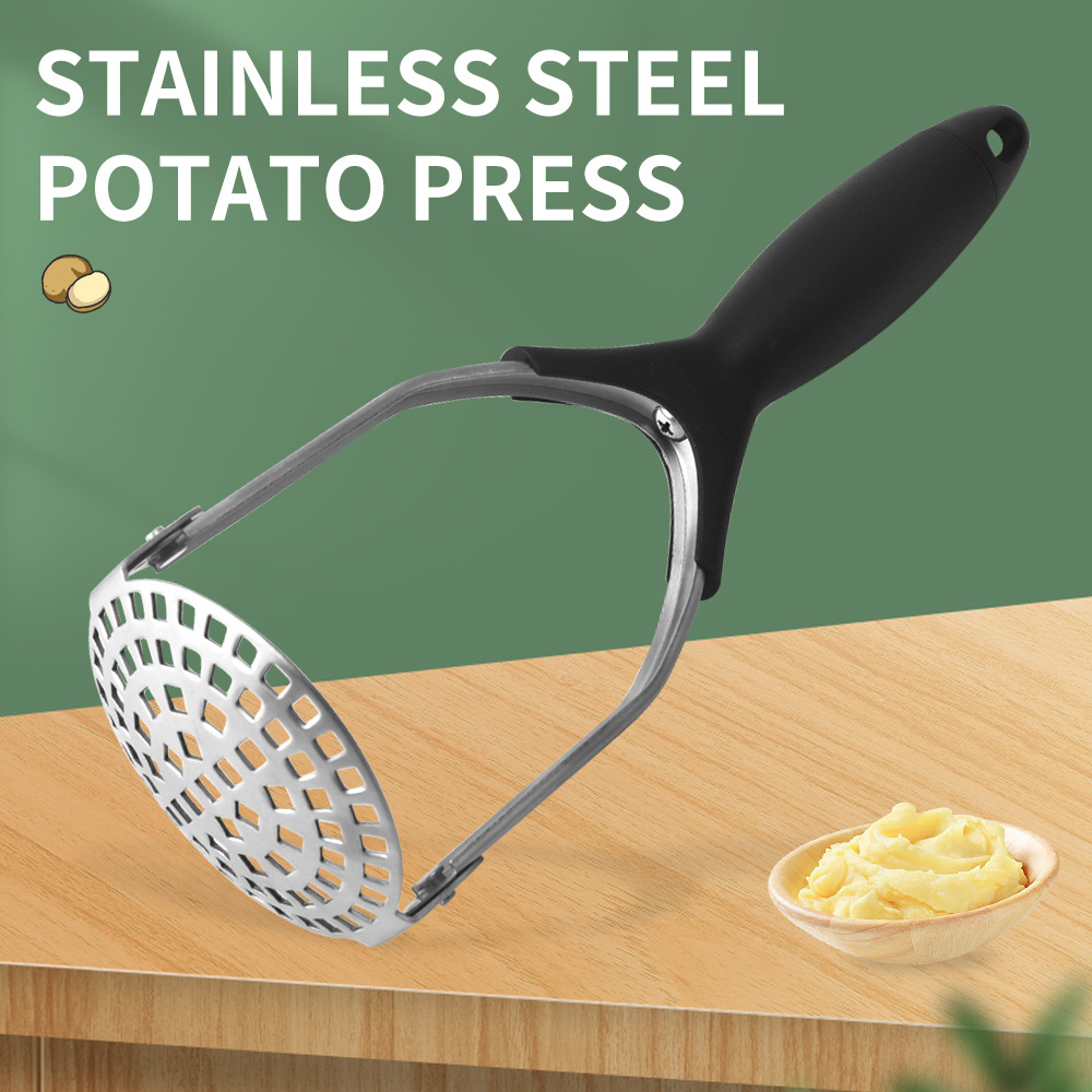 Stainless Steel Potato Masher Kitchen Tool & Food Masher Vegetable Masher