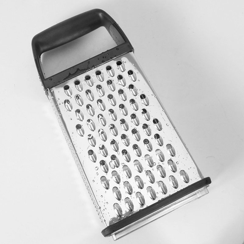 Stainless Steel Kitchen Box Grater with Detachable Storage Container