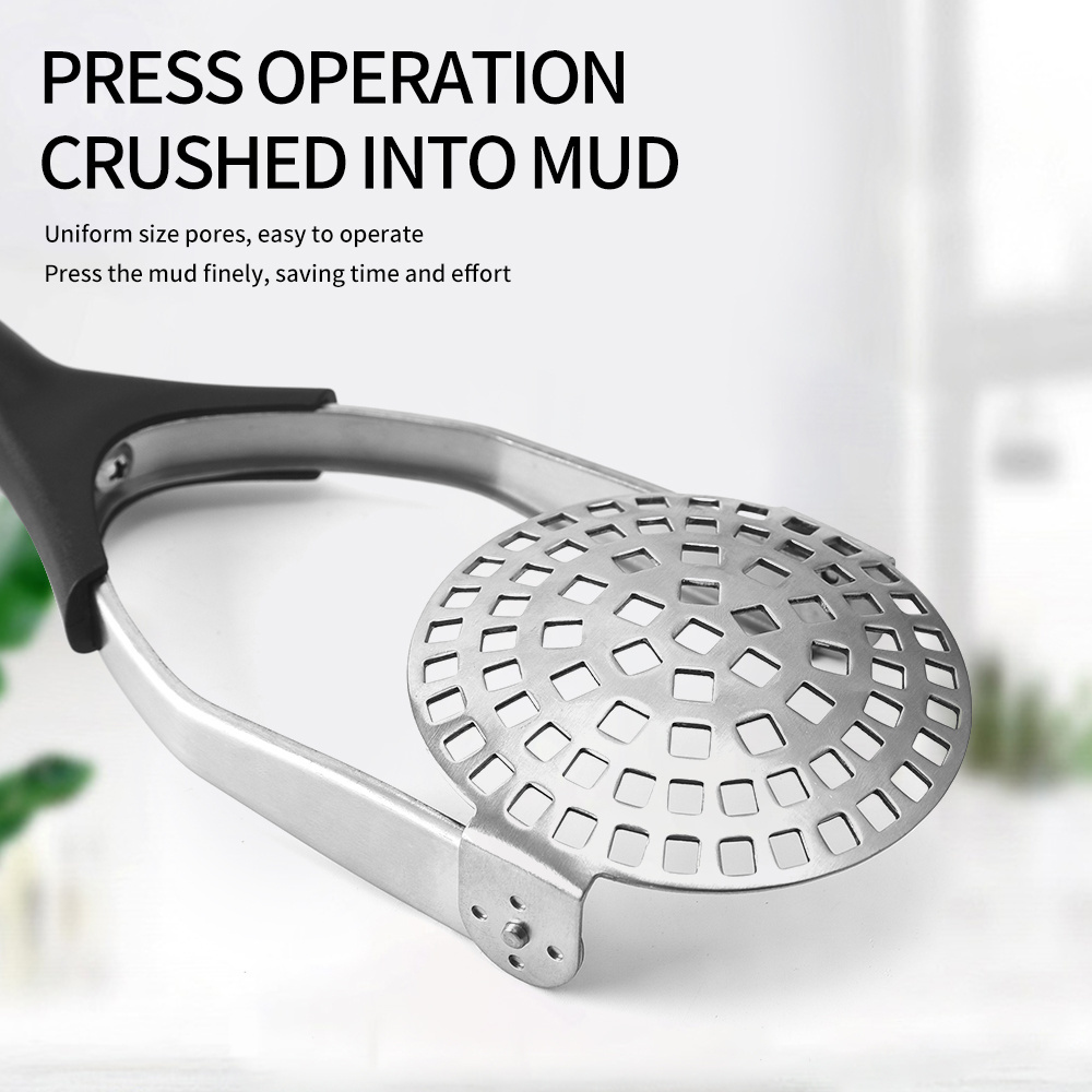 Stainless Steel Potato Masher Kitchen Tool & Food Masher Vegetable Masher