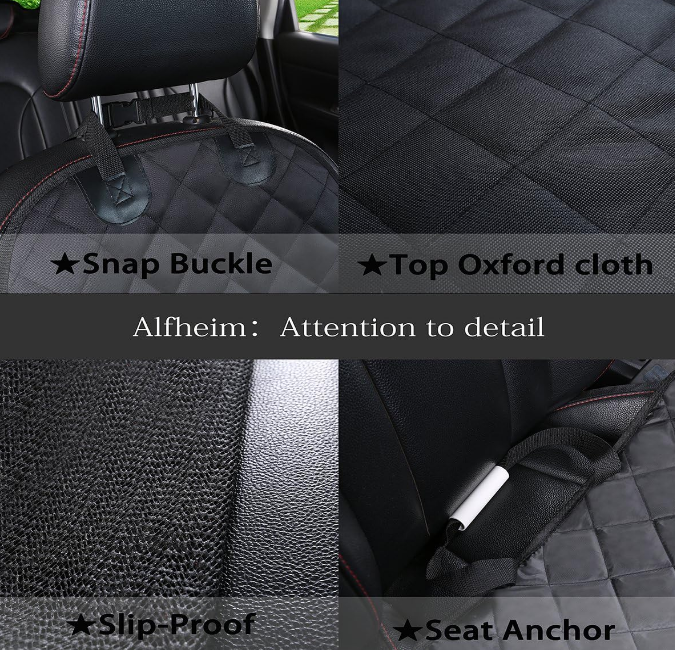 Collapsible Pet Dog Car Seat Covers,  Waterproof Pet Dog Hammock