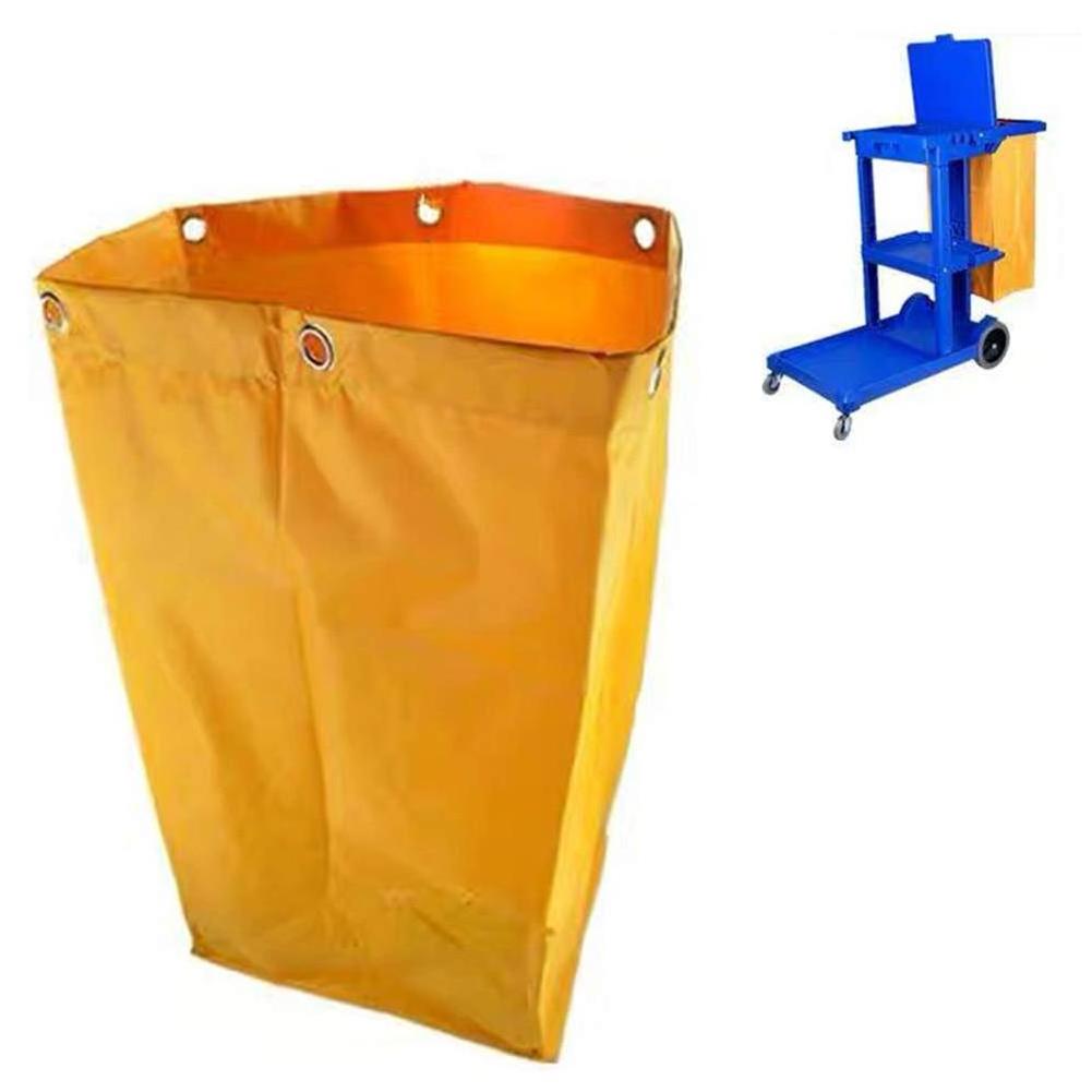 Customized Housekeeping Cart Bag Replacement PVC Coated Bag for Commercial Janitorial Use