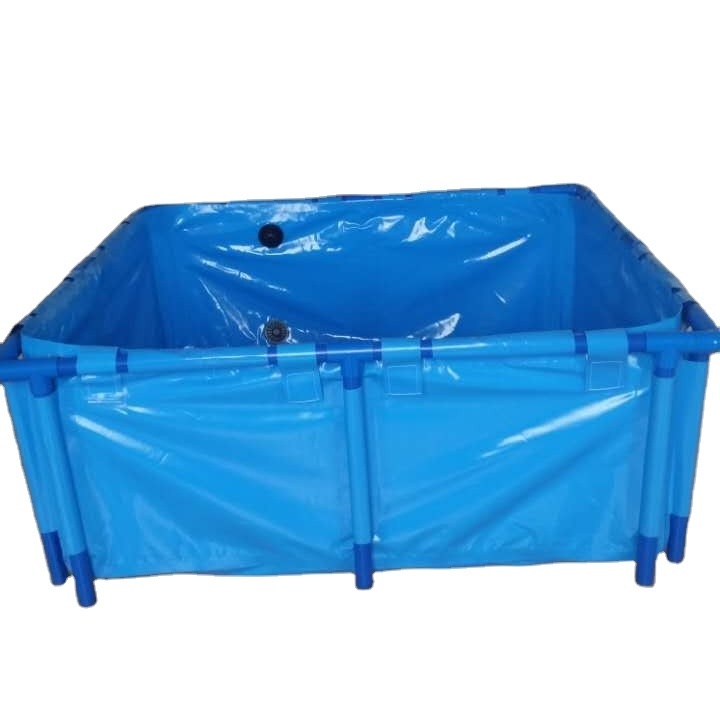 Heavy Duty 650gsm PVC Tarps For Fish Ponds With Bracket Customized Above Ground Aquarium Pool Pond