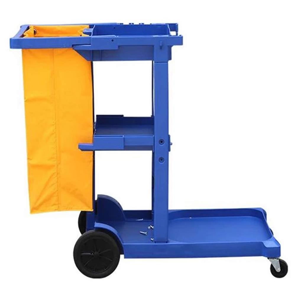 Customized Housekeeping Cart Bag Replacement PVC Coated Bag for Commercial Janitorial Use