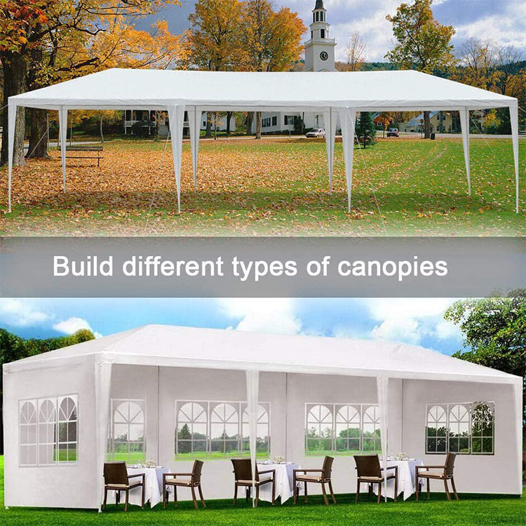 Outdoor  3x3 meters Pop up Canopy Party Tent Wedding Gazebo trade Show Tents  sidewalls White OEM