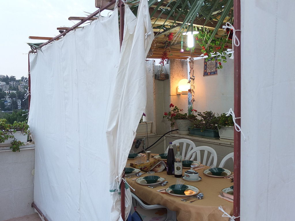 recycled polyester cotton canvas natural white color waterproof for tent sukkot sukkah