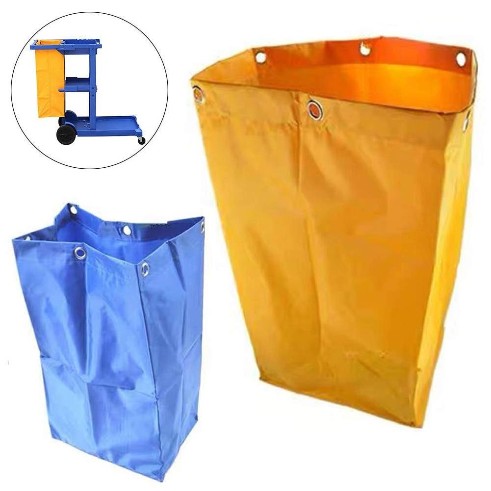 Customized Housekeeping Cart Bag Replacement PVC Coated Bag for Commercial Janitorial Use