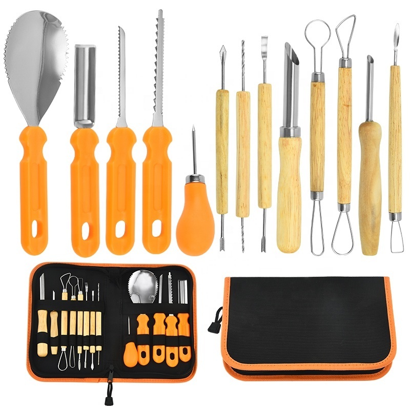 The 13-piece Halloween pumpkin Carving tool set is also available for Christmas clay tools