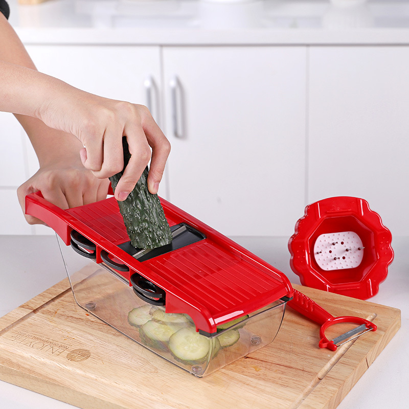 All in 1 vegetable Chopper Pro Cutter Kitchen Mandoline Slicer Vegetable Shredder Cutter Cheese Garlic Grater Kitchen Cutter