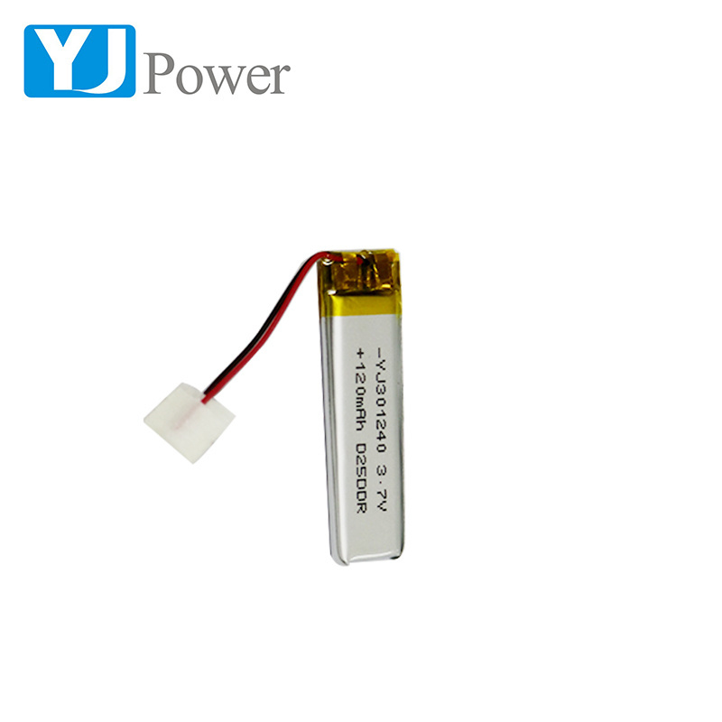 3.7v 301240 li-ion 120mAh  lithium ion  battery with wire for Recording pen