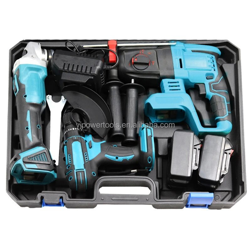 Latest New Offer High Quality Cordless 3 Combo kits Electric Brushless Power Tools Set Hammers Drills Angle Grinders