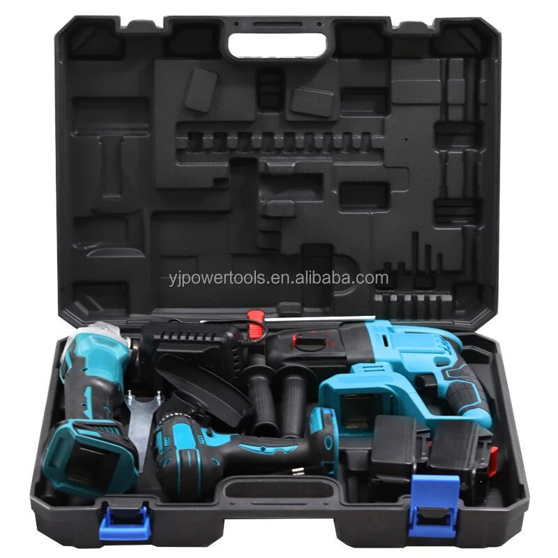 Latest New Offer High Quality Cordless 3 Combo kits Electric Brushless Power Tools Set Hammers Drills Angle Grinders