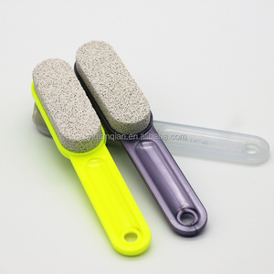 Plastic handle pumice foot pumice stone brush