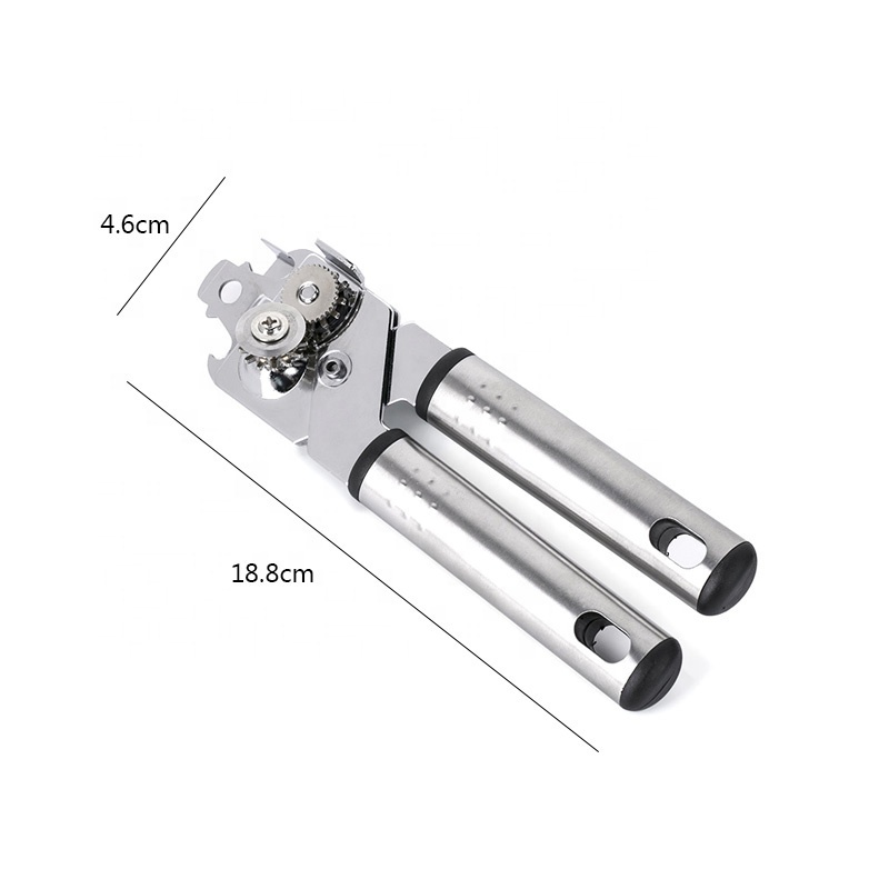 Stainless Steel Can Opener Smooth Edge Manual Kitchen Tool Bottle Opener