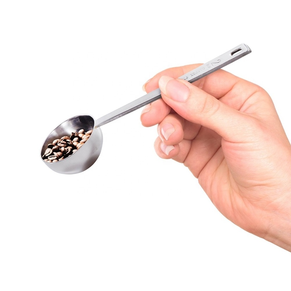 Stainless Steel Coffee Scoop 1 Tablespoon 15ml Kitchen Measuring Sugar Powder Tea Scoop Coffee Accessories