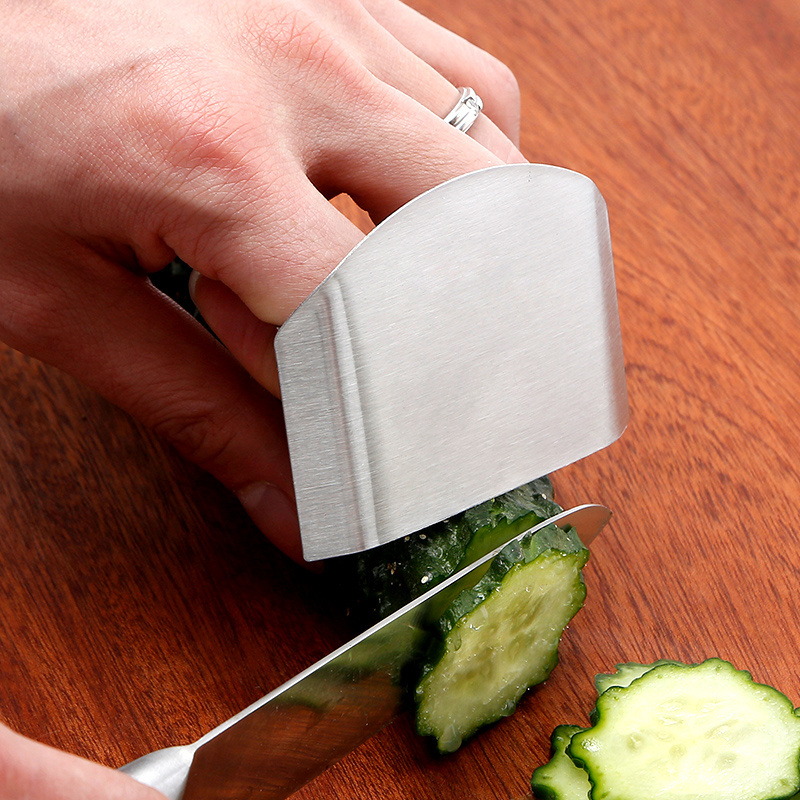 kitchen Cutting Finger Protector Stainless Steel Kitchen Finger Guard