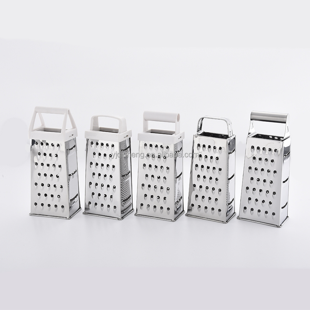 Multifunctional Professional Manual Food Grater 4 Sided Stainless Steel Cheese Carrot Vegetable Cutter Grater Box For Kitchen