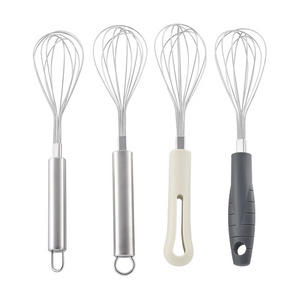 commercial eco friendly home kitchen manual hand held egg beater tool multi function stainless steel egg whisk mixer