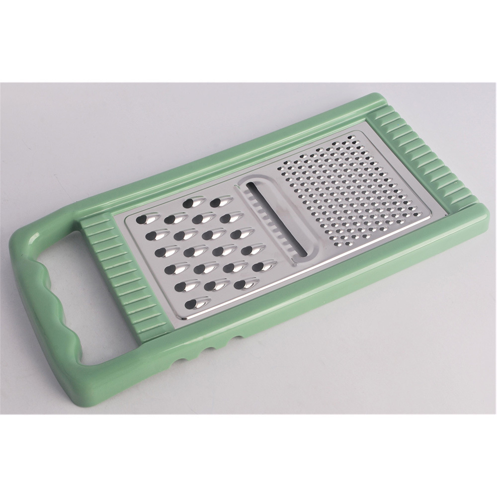 High Quality Stainless Steel Cheese Grater Kitchen Grater Flat Grater With Anti-Slip Grip Handle